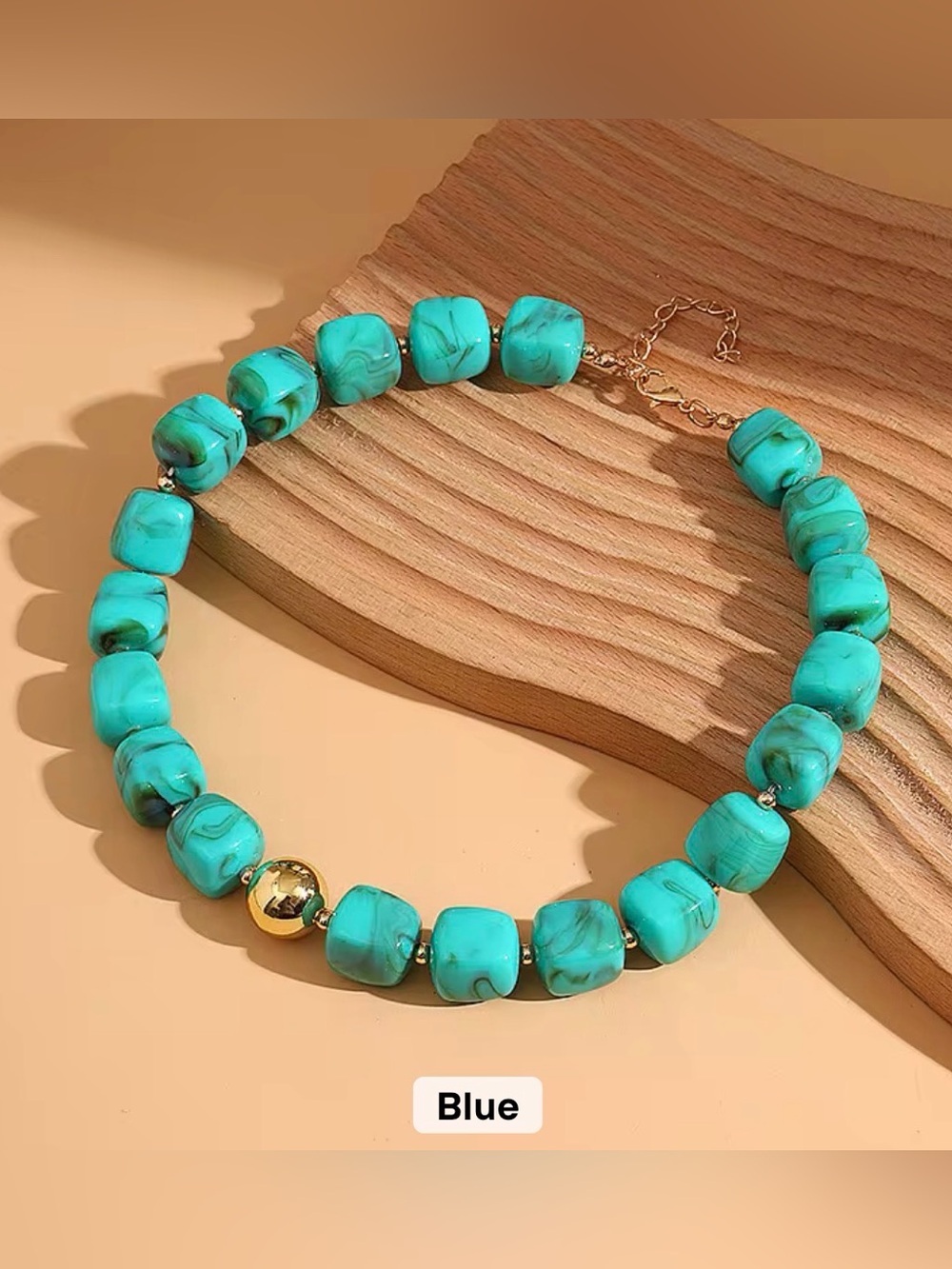 New! Turquoise Bead Necklace - Jewelry
